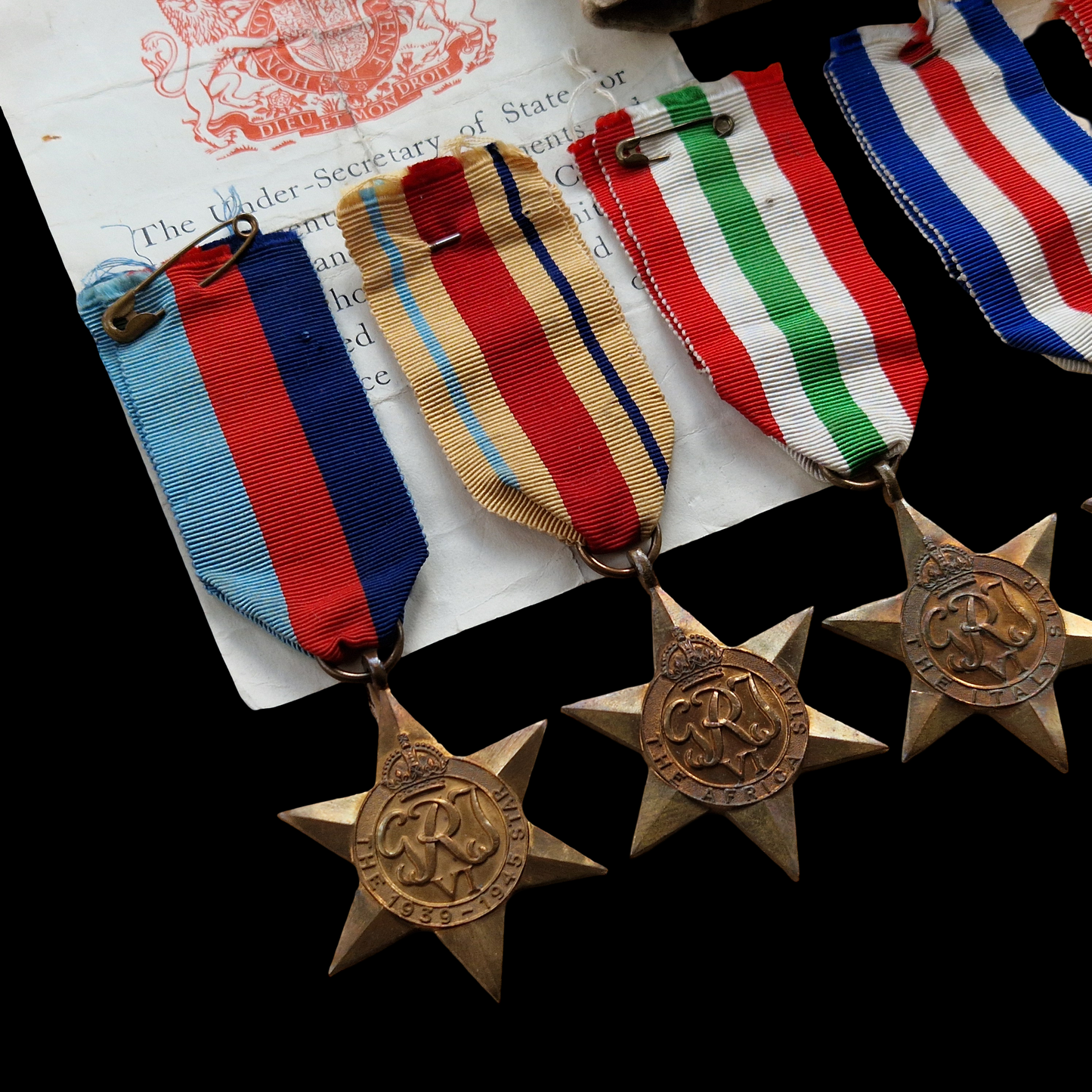 5th Divisional Royal Signals Regiment WW2 Medal Group Oldham Certificate BAOR