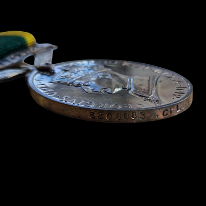 2/7th Middlesex Regiment WIA Sicily 1943 Medal Group WW2 later RAPC Hutton Essex