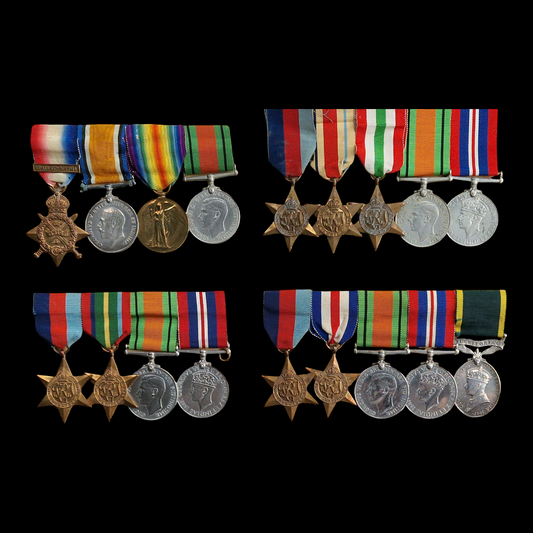 Family Medals Middlesex Regiment Hong Kong POW Died Japan WW2 Grenadier Guards