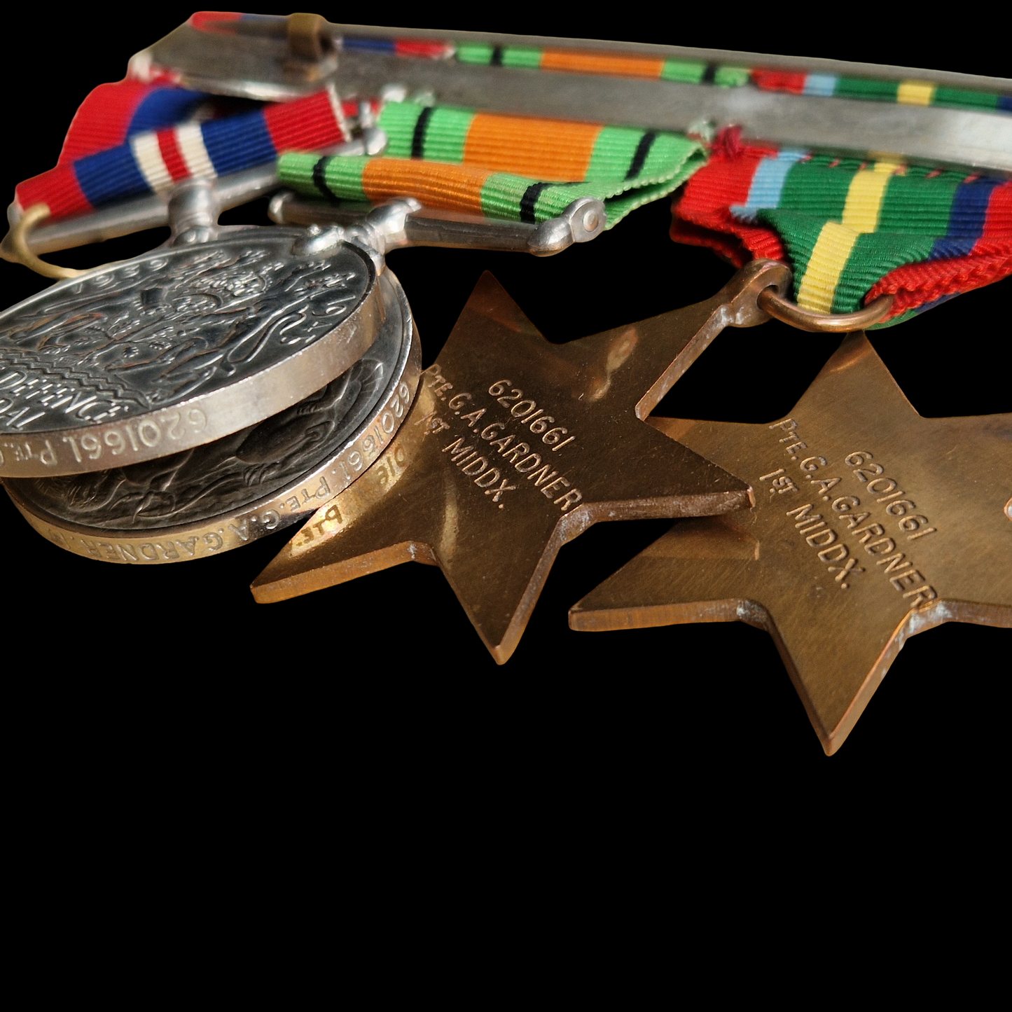 Family Medals Middlesex Regiment Hong Kong POW Died Japan WW2 Grenadier Guards