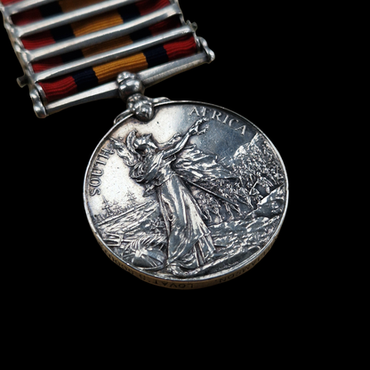 Lovat Scouts Boer War QSA Medal Severely Wounded Spitzkop 1901 Inverness