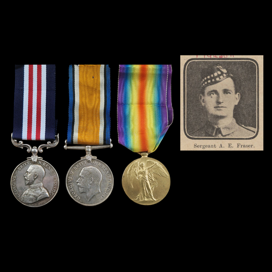 6th Seaforth Highlanders WW1 Military Medal Group DOW as POW Cambrai 1918 Elgin