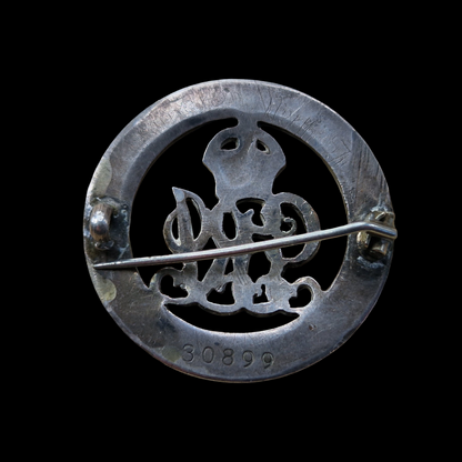 Argyll Bty 4th Highland Mountain Bde RGA WW1 Silver War Badge Campbeltown Medal