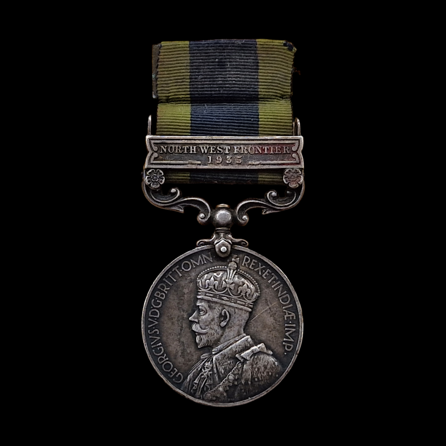Highland Light Infantry IGS Medal NWF 1935 MIA France 1940 WW2 4th Black Watch