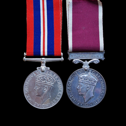 Gloucestershire Regiment Company Sergeant Major WW2 Medal LSGC from Gloucester