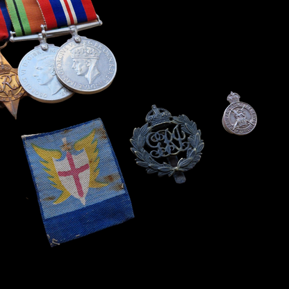 Captain Wounded France 1940 Specially Employed in India & Far-East WW2 Medals