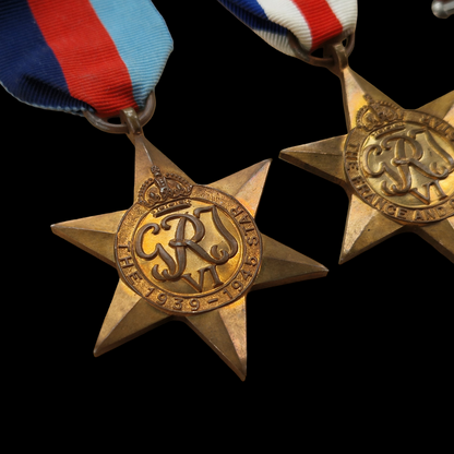 WW2 British France & Germany Star Medal Group of 3