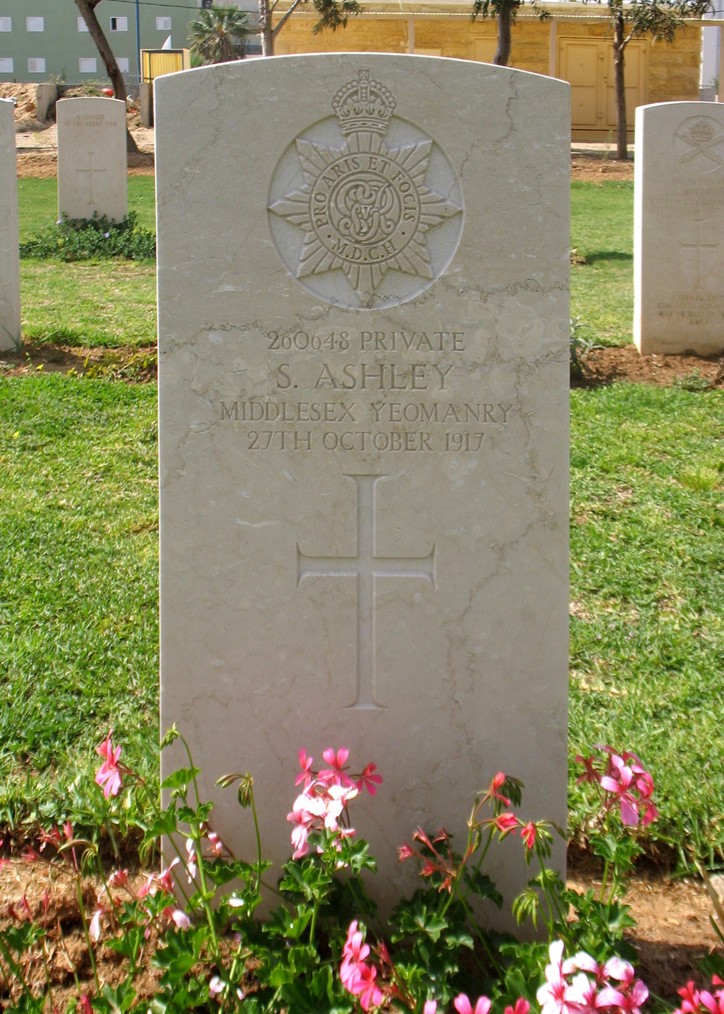 Middlesex Hussars - Killed in Action Battle of Buqqar Ridge 1917 Palestine VC Action - WW1 British War Medal - Chelsea
