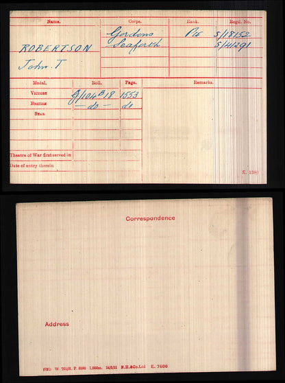 2nd Bn. Seaforth Highlanders - Killed in Action 1918 - WW1 Medal Pair - Late Gordon Highlanders - From Belhelvie, Aberdeen