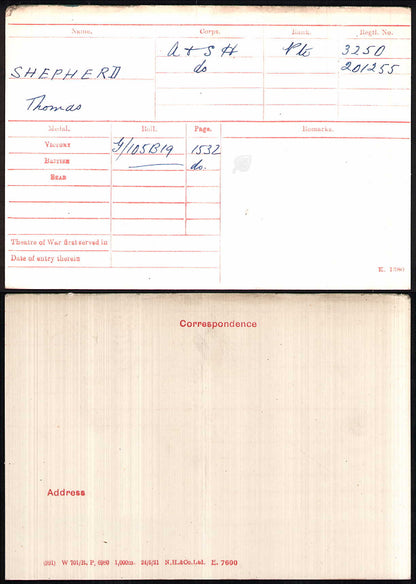 Argyll & Sutherland Highlanders - Killed in Action 1918 - WW1 Medal Pair - From Hamilton