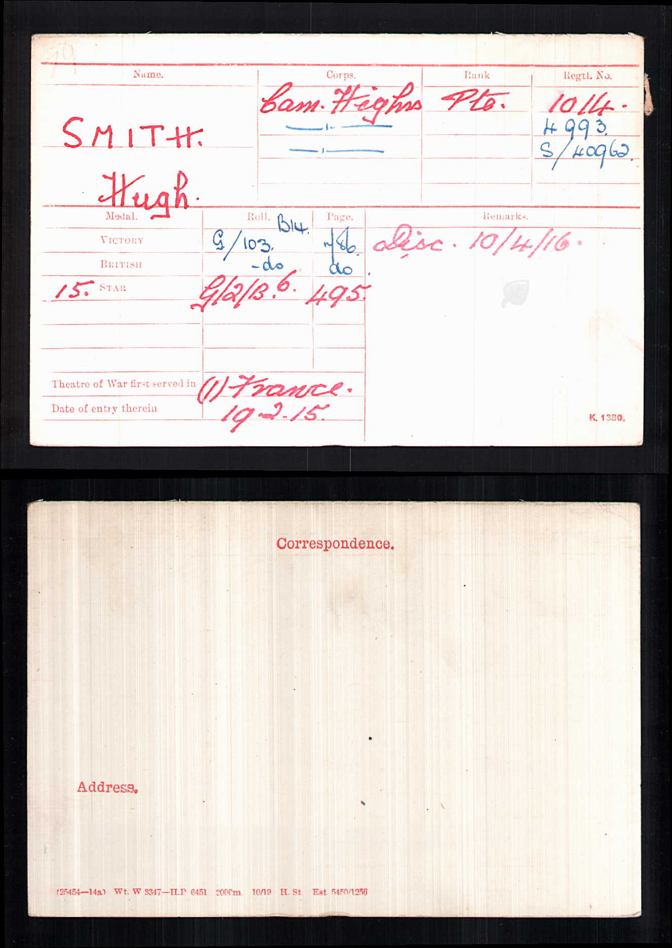 4th Bn. Cameron Highlanders KIA 1917 WW1 Medal Trio from Kincraig, Inverness-shire (BWM Renamed)