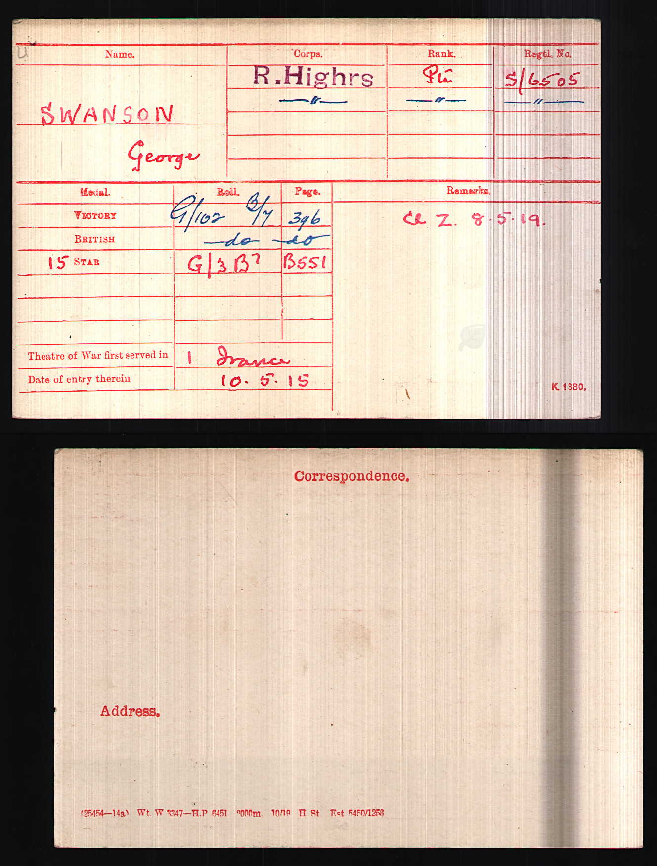 Black Watch (Royal Highlanders) - WW1 Medal Trio and Soldier's Pocket Bible