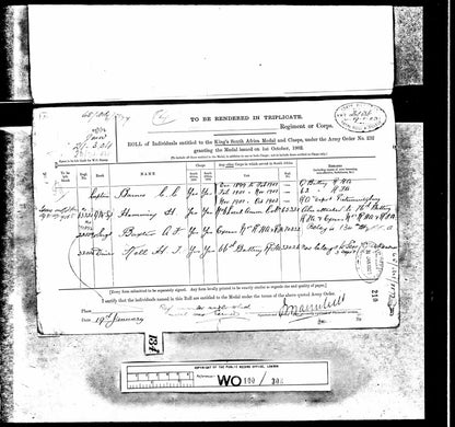 Royal Artillery MENTIONED IN DESPATCHES 1901 Boer War Medal Group MID Evesham