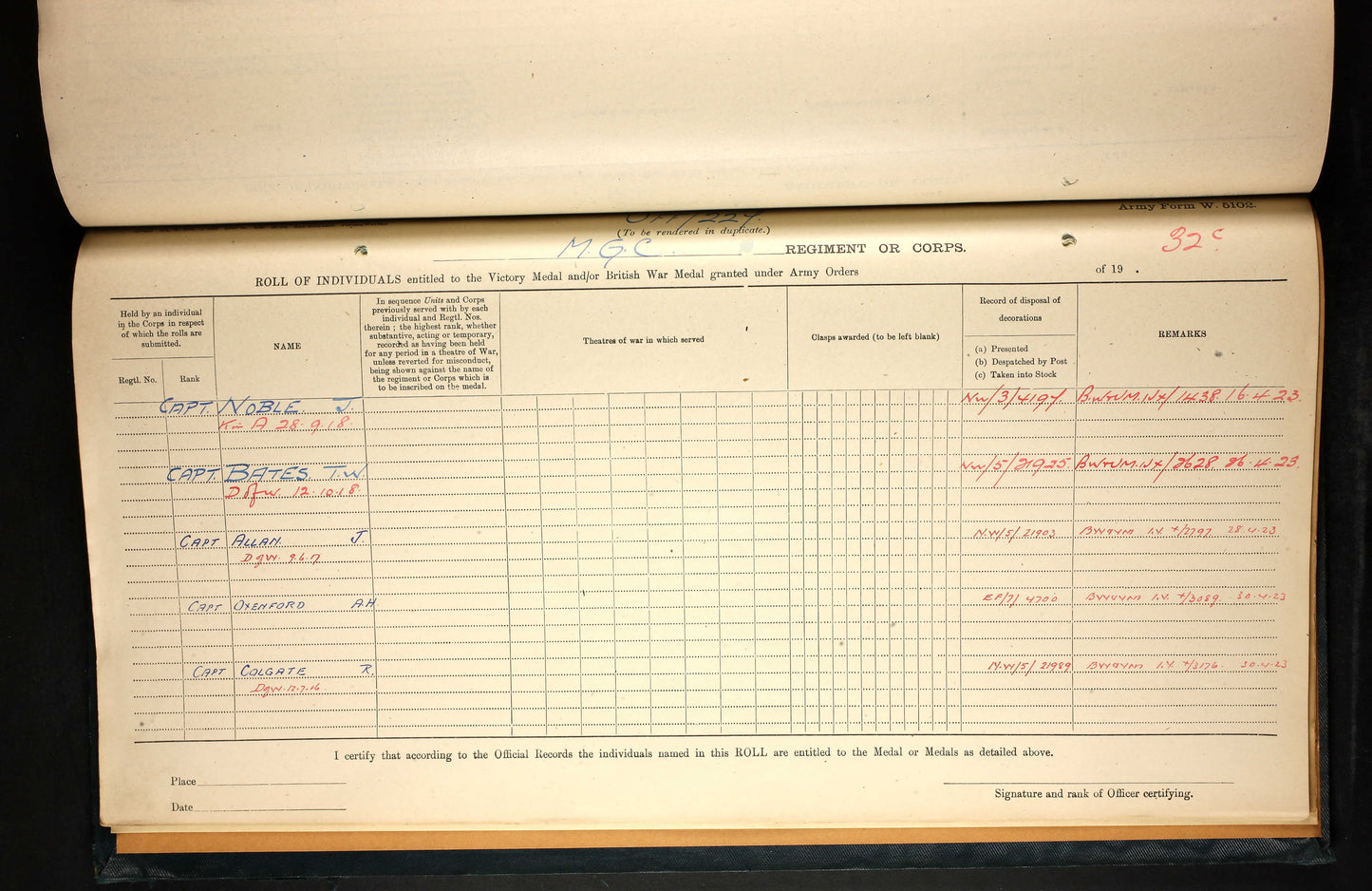 Cameron Highlanders - x2 Officers (Brothers) - British War Medal & Victory Medal - one KIA 1918 Ypres - From Dumfries