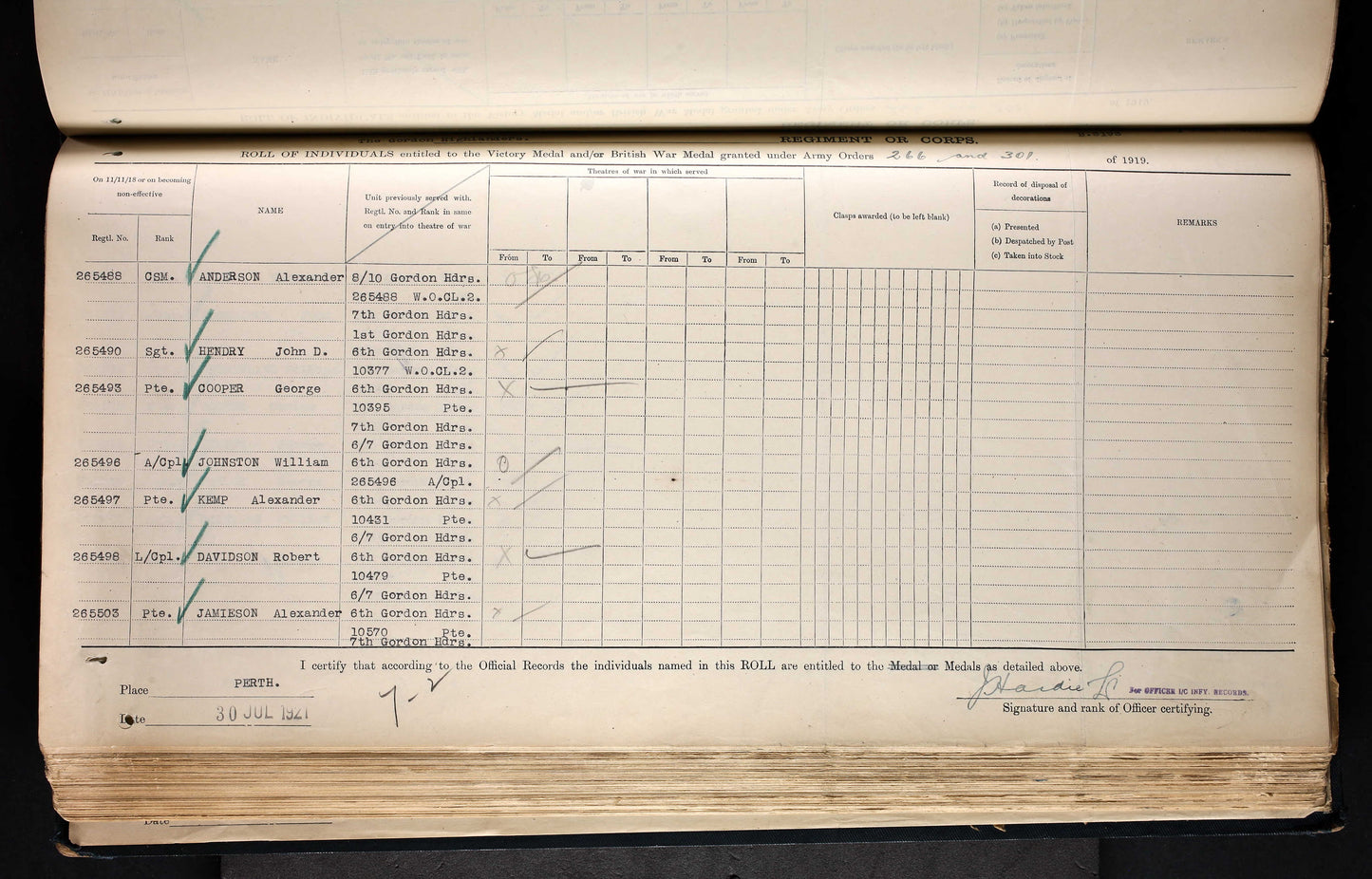 6th Gordon Highlanders - Wounded in Action 1916 - WW1 1914 Mons Star Medal Trio - From Huntly
