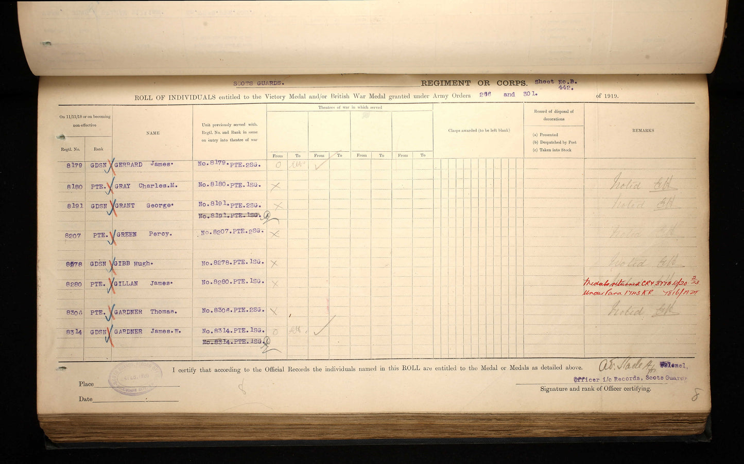 Scots Guards - Killed in Action 1914 - Mons 1914 Star Medal Trio - From Aberdeen