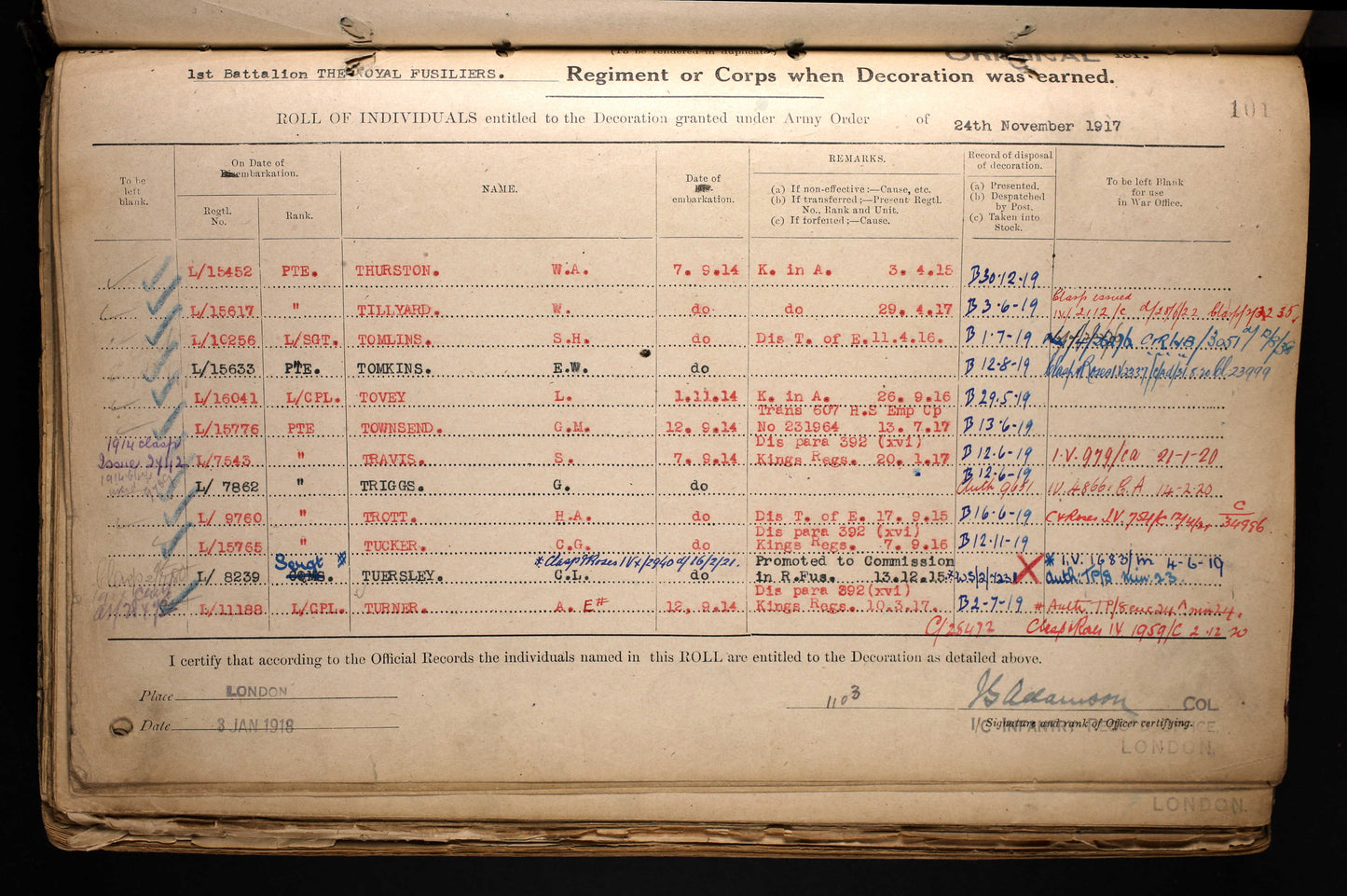 1st Royal Fusiliers (London Regiment) x2 WIA 1914, 1916 Medal Trio WW1 1914 Star