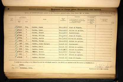 6th Seaforth Highlanders KIA Festubert 1915 WW1 Medals Dyke, Forres, Morayshire