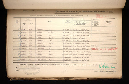 Queen's Own Royal West Kent Regiment Sgt KIA TRENCH RAID 1917 Posthumous MiD WW1 Medal Trio