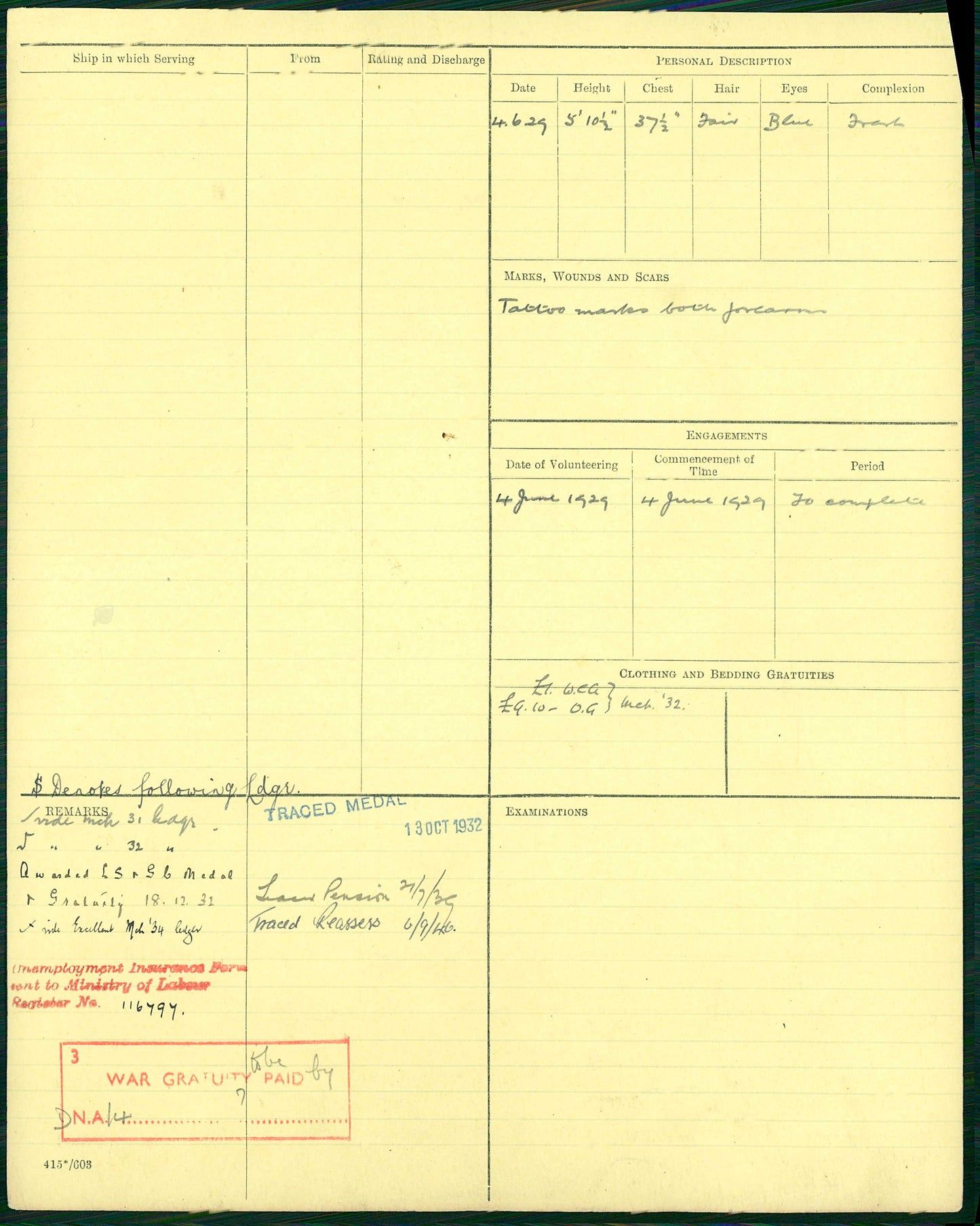 Royal Navy Long Service Medal Group Served WW2 from Petersfield, Hampshire