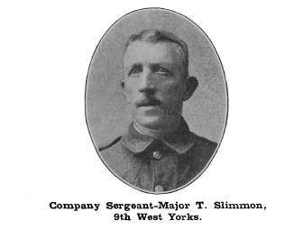 9th West Yorkshire Regiment - Company Sergeant-Major Killed in Action Gallipoli 1915 - Memorial Plaque