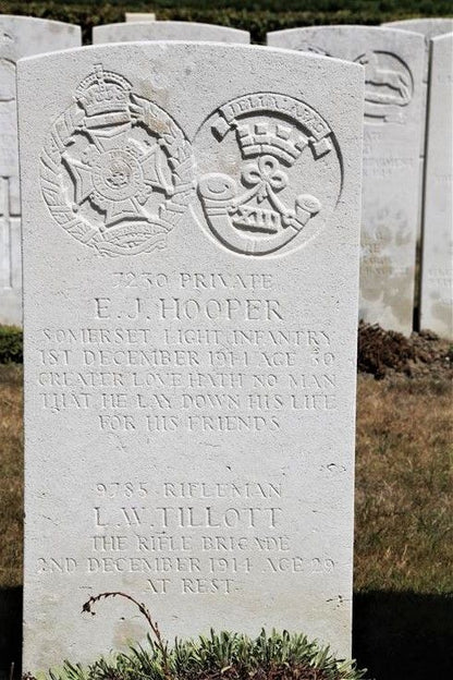 1st Bn. Somerset Light Infantry - Died of Wounds 1914 - WW1 Mons Star Medal Trio - From Culmstock Devon
