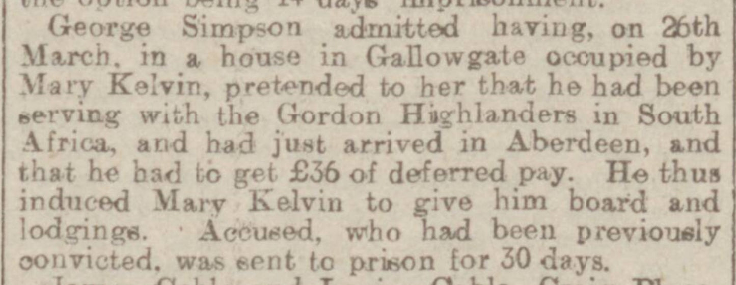 Black Watch (Royal Highlanders) - Killed in Action H.M.S. Goliath Gallipoli 1915 RN - Boer War Queen's South Africa Medal - From Ellon, Aberdeenshire