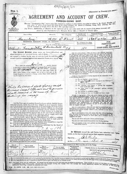 Mercantile Marine WW1 British Medal Pair Dan SCUTT Horseman Lambeth London