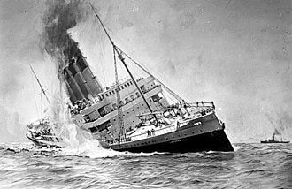 Lusitania Casualty Died 7th May 1915 WW1 Mercantile Marine Medal Fireman French from Liverpool