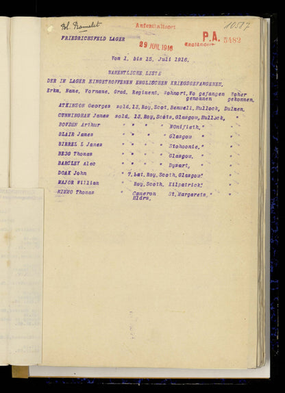6th Cameron Highlanders POW 1916 British WW1 Medal Trio L/Cpl. Nimmo Edinburgh