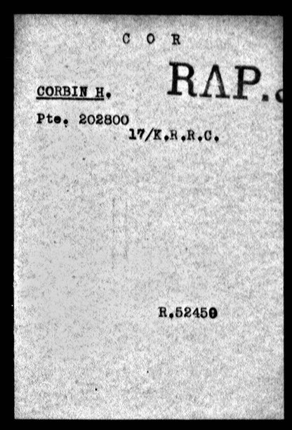 King's Royal Rifle Corps POW 1918 Late Field Bakery ASC WW1 1914-15 Star Medal