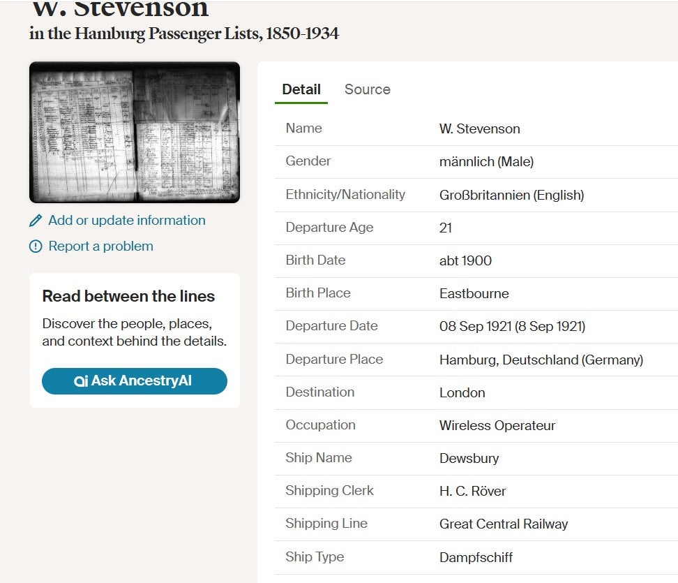 Mercantile Marine WW1 British Medal Pair STEVENSON Radio Operator Eastbourne