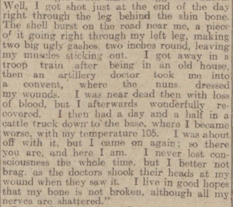 Seaforth Highlanders WIA 1914 Great Letter Home Mons Star Medal Inverness Nairn