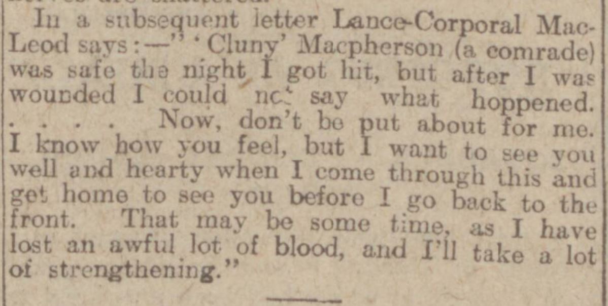 Seaforth Highlanders WIA 1914 Great Letter Home Mons Star Medal Inverness Nairn