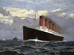 Lusitania Casualty Died 7th May 1915 WW1 Mercantile Marine Medal Fireman French from Liverpool