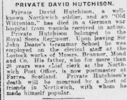 5th Seaforth Highlanders DOW as POW GERMANY 1918 Medal Pair Plaque WW1 Forres