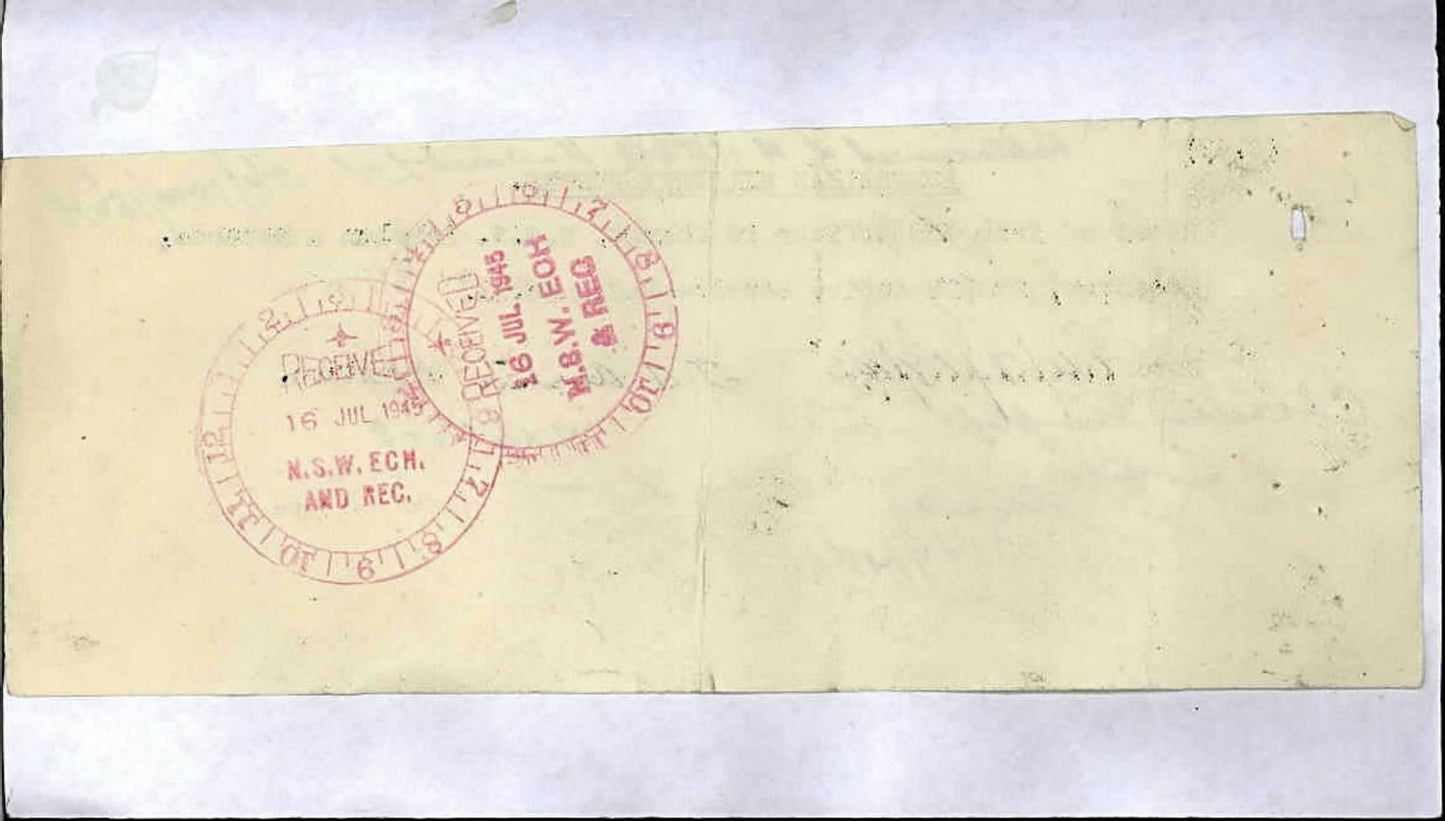 WW2 Australia Service Medal 1939–45 1 Ordnance Workshop Company Africa India