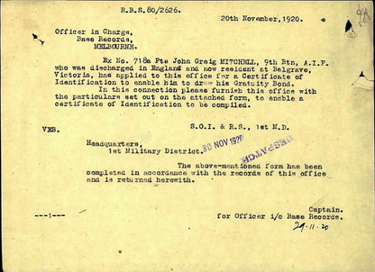 Husband & Wife from Scotland WW2 Australian Service Medals WIA WW1 9th AIF BWM