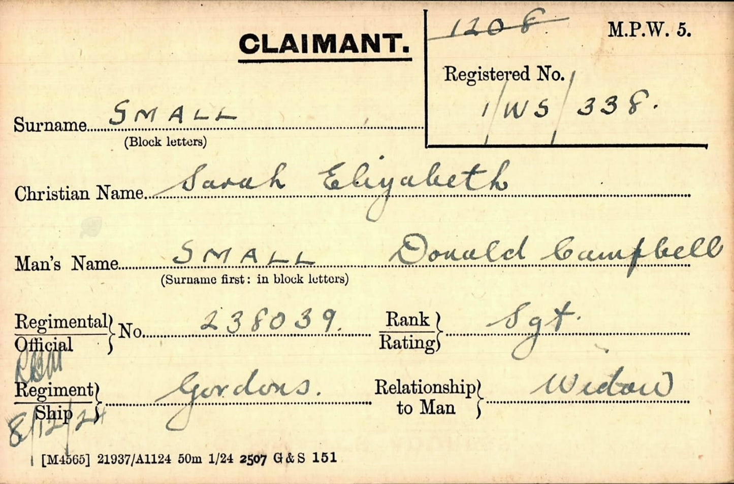 Gordon Highlanders KIA 1917 late 6th Black Watch WW1 British War Medal got TFEM