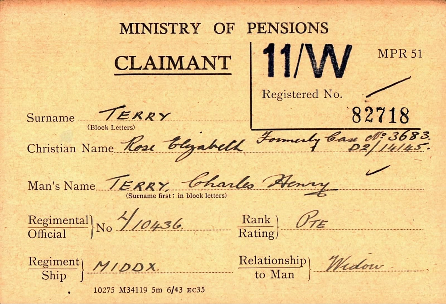 Middlesex Regiment Died Salonika 1918 WW1 British Medal Pair North Kensington