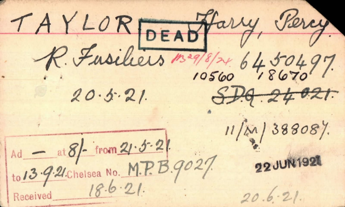 Border Regiment - x3 Wounded in Action 1914, 1916, 1917 - WW1 1914 Medal Trio from London