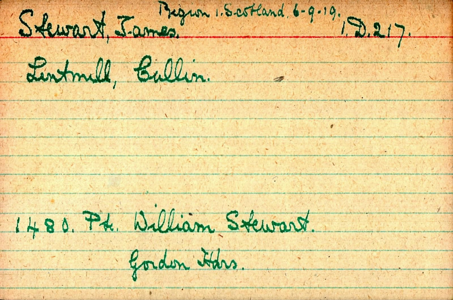 Gordon Highlanders - Killed in Action Battle of Loos Sept 1915 - WW1 Medal Trio - From Cullen, Banffshire