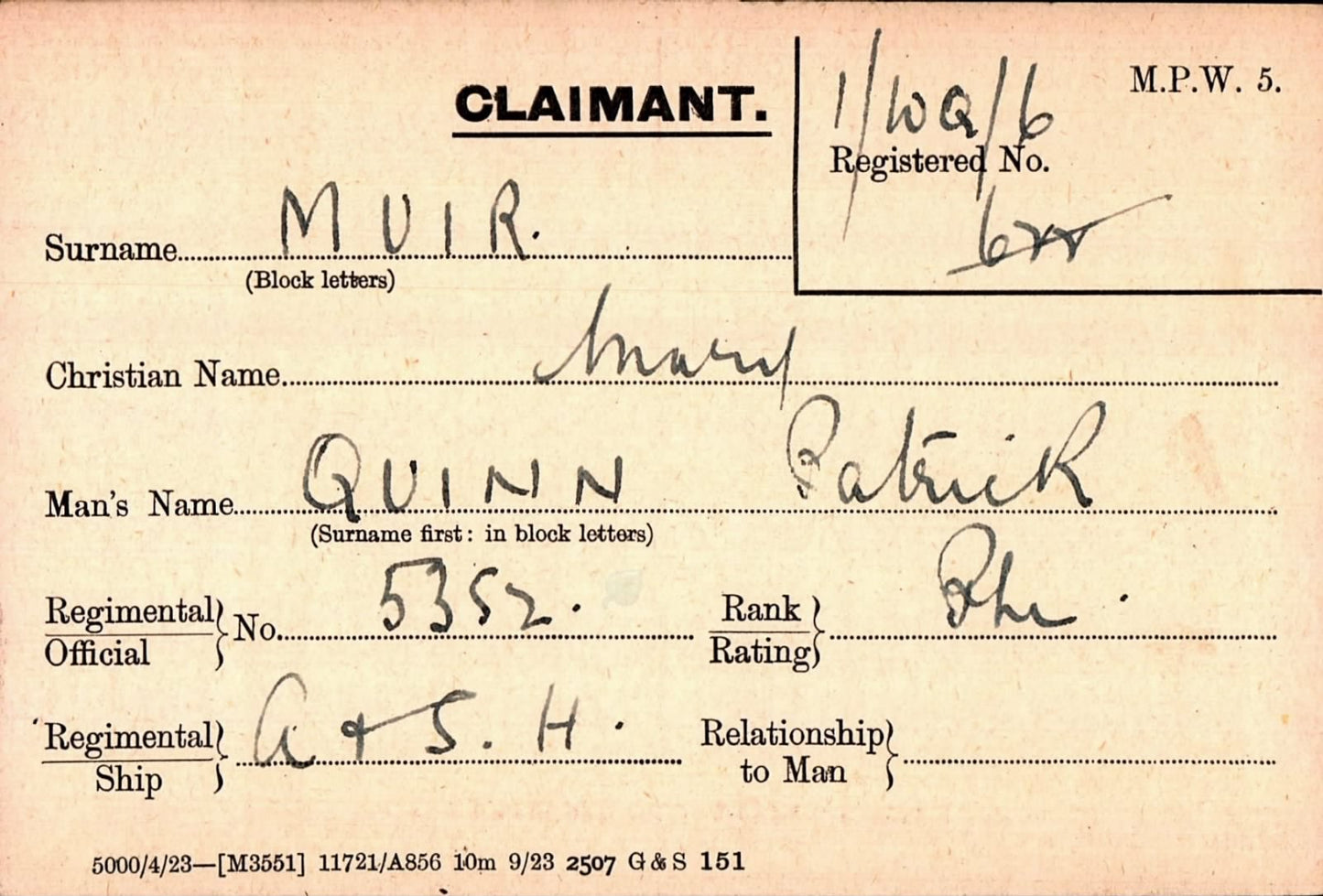 Argyll & Sutherland Highlanders - Killed in Action Somme 1916 Capture of Morval - WW1 Medal Pair - From Paisley