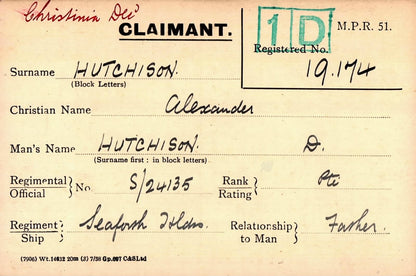 5th Seaforth Highlanders DOW as POW GERMANY 1918 Medal Pair Plaque WW1 Forres