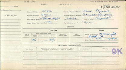 Gordon Highlanders KIA 1917 late 6th Black Watch WW1 British War Medal got TFEM