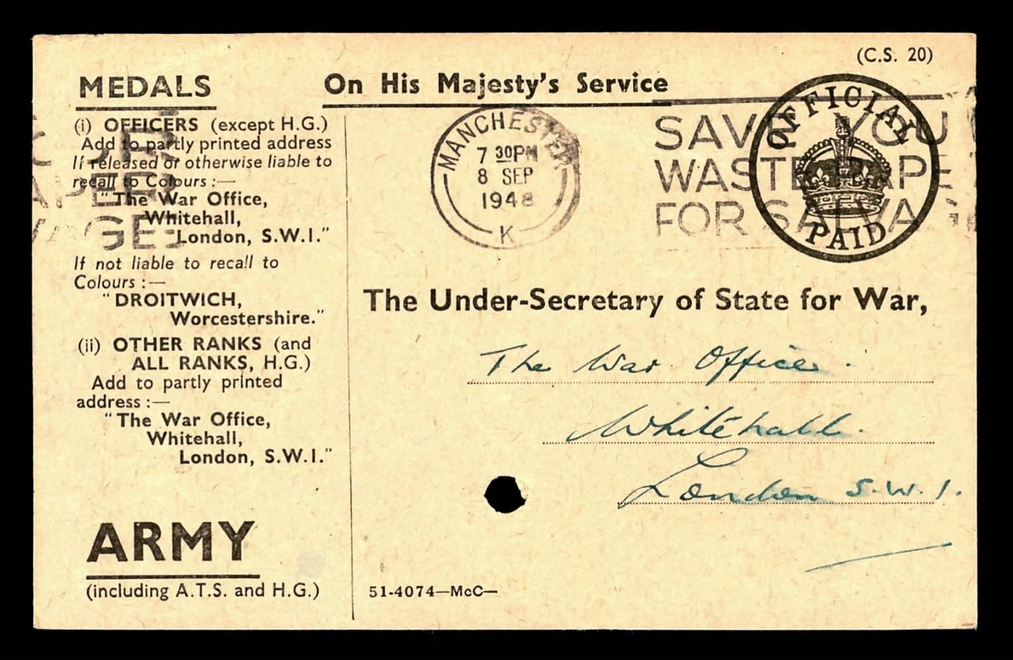 Mentioned in Despatched MID WW2 Medal Group North Africa Royal Army Service Corps RASC from Manchester