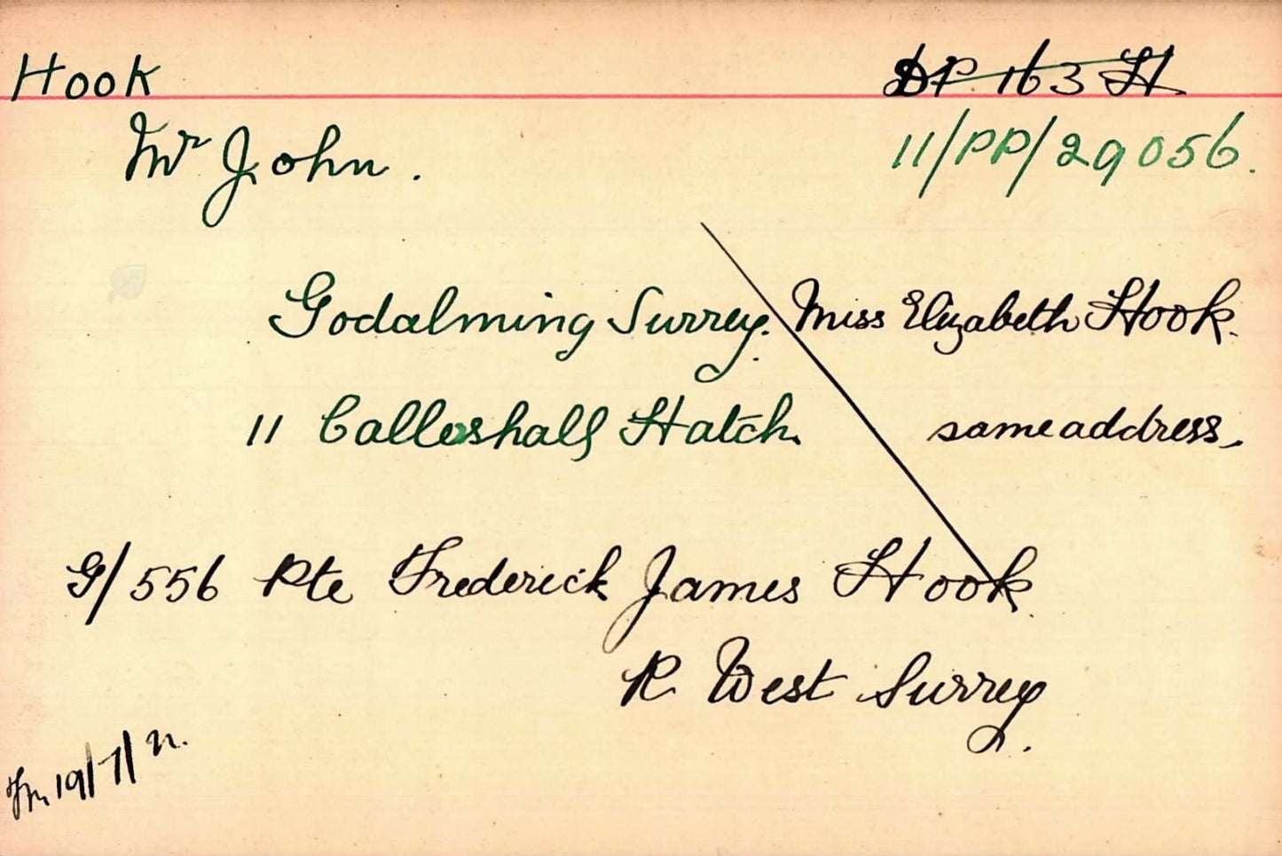 Queen's Royal West Surrey Regiment - Died of Wounds 1918 - WW1 Medal Trio & Memorial Plaque - From Godalming, Surrey