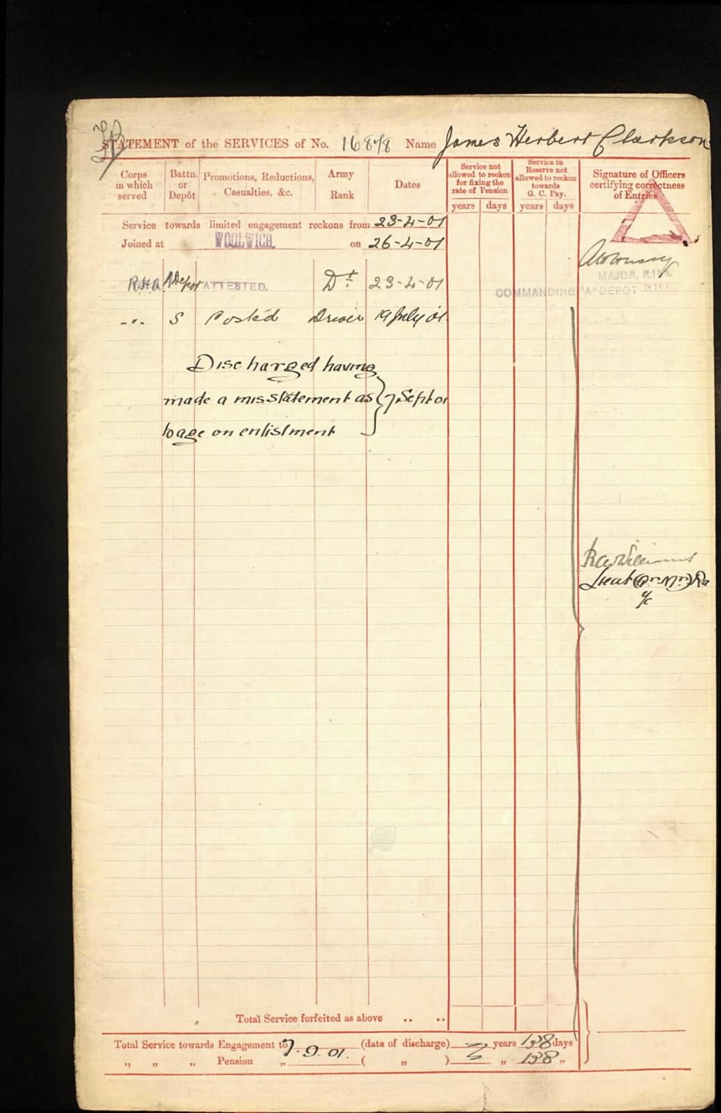 5th Bn. The Buffs (East Kent Regiment) - Died Iraq 1917 - Memorial Plaque - From Woolwich, London
