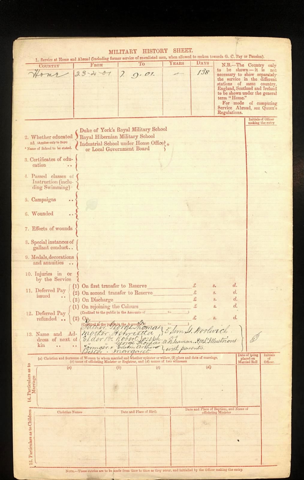 5th Bn. The Buffs (East Kent Regiment) - Died Iraq 1917 - Memorial Plaque - From Woolwich, London