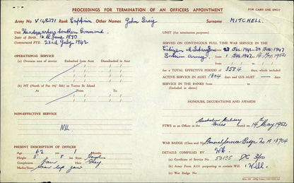 Husband & Wife from Scotland WW2 Australian Service Medals WIA WW1 9th AIF BWM